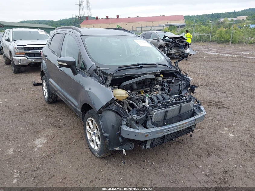 2018 Ford Ecosport VIN MAJ6P1UL1JC228000 IAAI salvage auction — FRONT END, Salvage (Pennsylvania), sold $1,150 on 2026-07-07 (photo 1)
