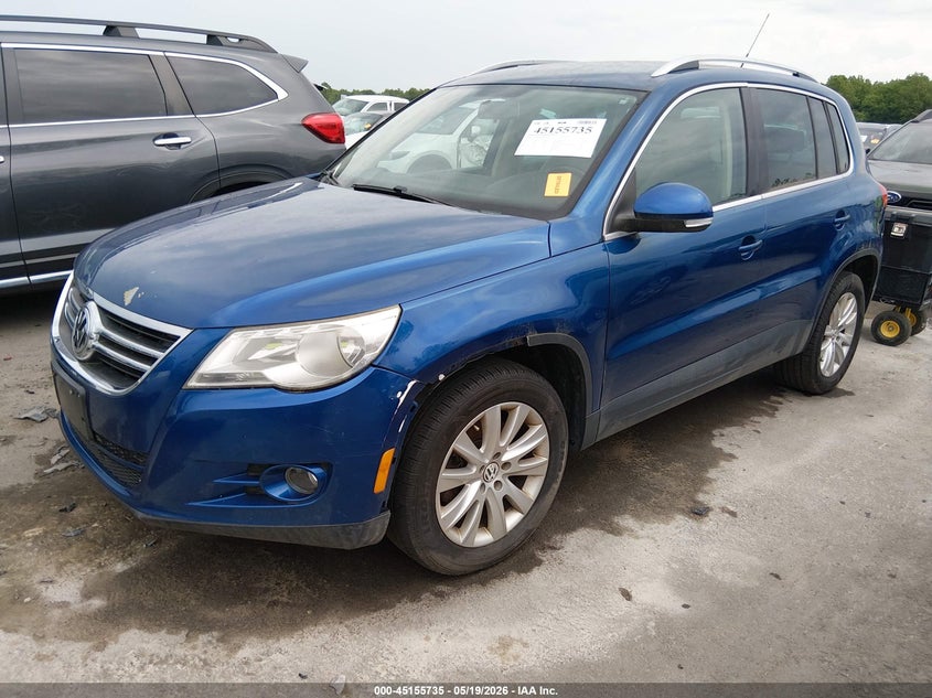 2009 Volkswagen Tiguan VIN WVGAV75N39W003662 IAAI salvage auction — HAIL, Salvage (Ohio), sold $675 on 2026-07-28 (photo 2)
