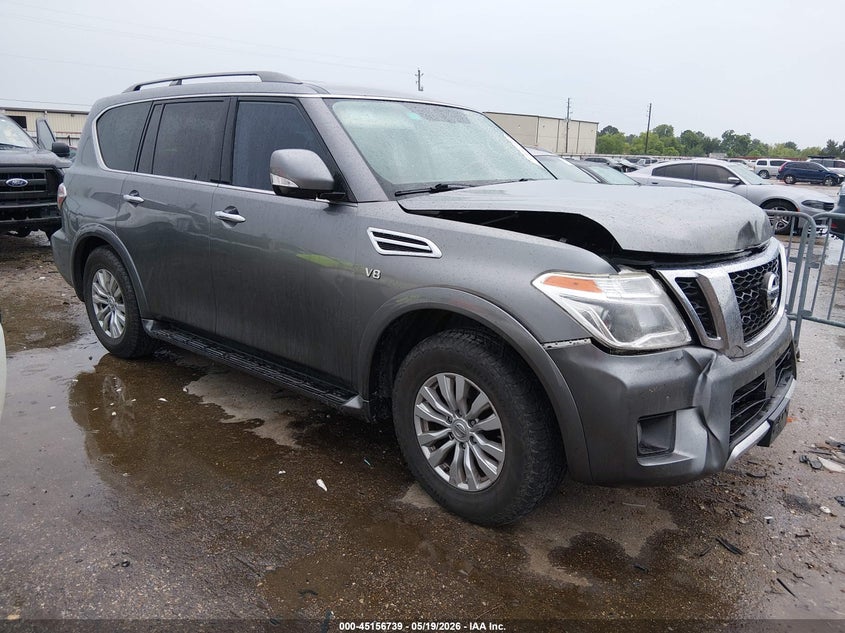2018 Nissan Armada VIN JN8AY2ND3J9053247 IAAI salvage auction — FRONT END, Original (Texas), sold $1,050 on 2026-07-29 (photo 1)