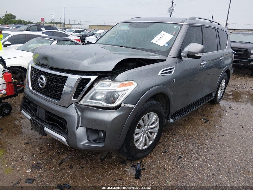 2018 Nissan Armada VIN JN8AY2ND3J9053247 IAAI salvage auction — FRONT END, Original (Texas), sold $1,050 on 2026-07-29 (photo 2)