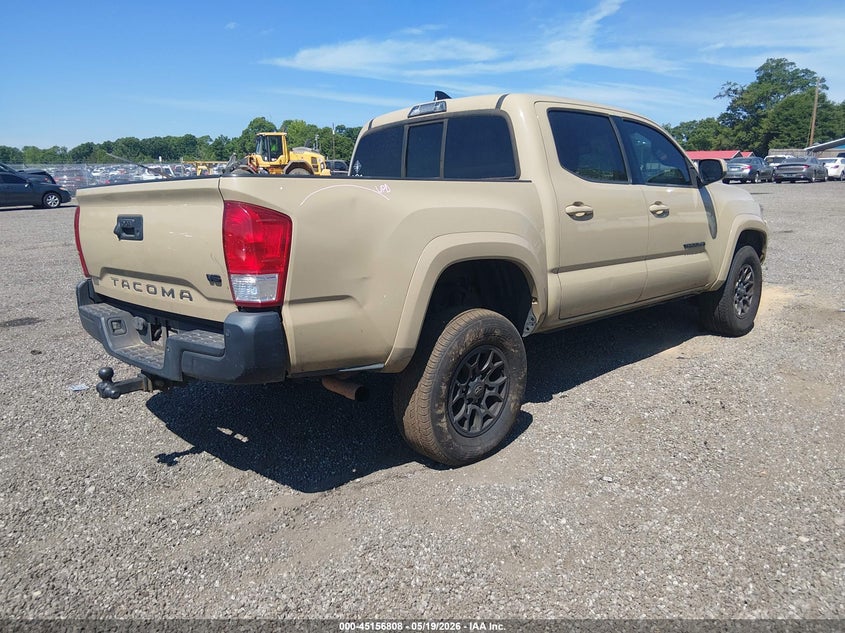 2017 Toyota Tacoma VIN 5TFAZ5CN4HX045041 IAAI salvage auction — FRONT END, Clear (South Carolina), sold $6,600 on 2026-07-28 (photo 4)