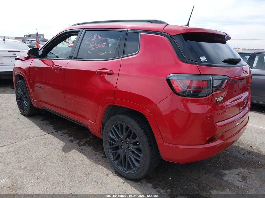 2022 Jeep Compass VIN 3C4NJDCB8NT206457 IAAI salvage auction — FRONT END, Salvage (Texas), sold $2,550 on 2026-07-22 (photo 3)