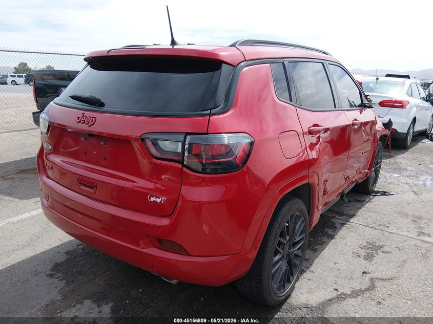 2022 Jeep Compass VIN 3C4NJDCB8NT206457 IAAI salvage auction — FRONT END, Salvage (Texas), sold $2,550 on 2026-07-22 (photo 4)