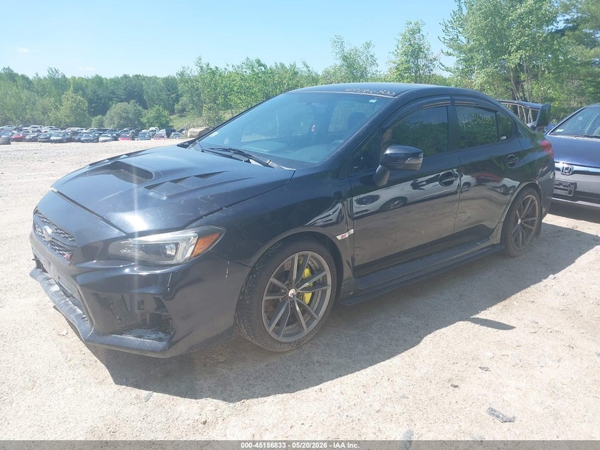 2018 Subaru Wrx sti VIN JF1VA2N64J9811279 IAAI salvage auction — ENGINE BURN, Salvage (Massachusetts), sold $1,050 on 2026-07-28 (photo 2)