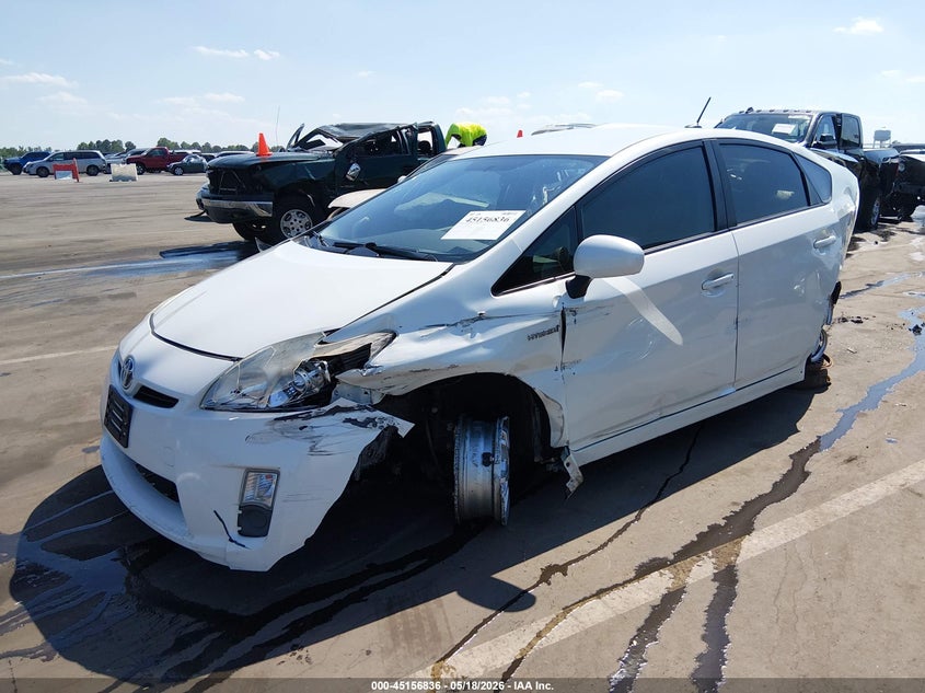 2011 Toyota Prius VIN JTDKN3DUXB1472258 IAAI salvage auction — REAR END, Junk Receipt (North Carolina), sold $425 on 2026-07-08 (photo 2)