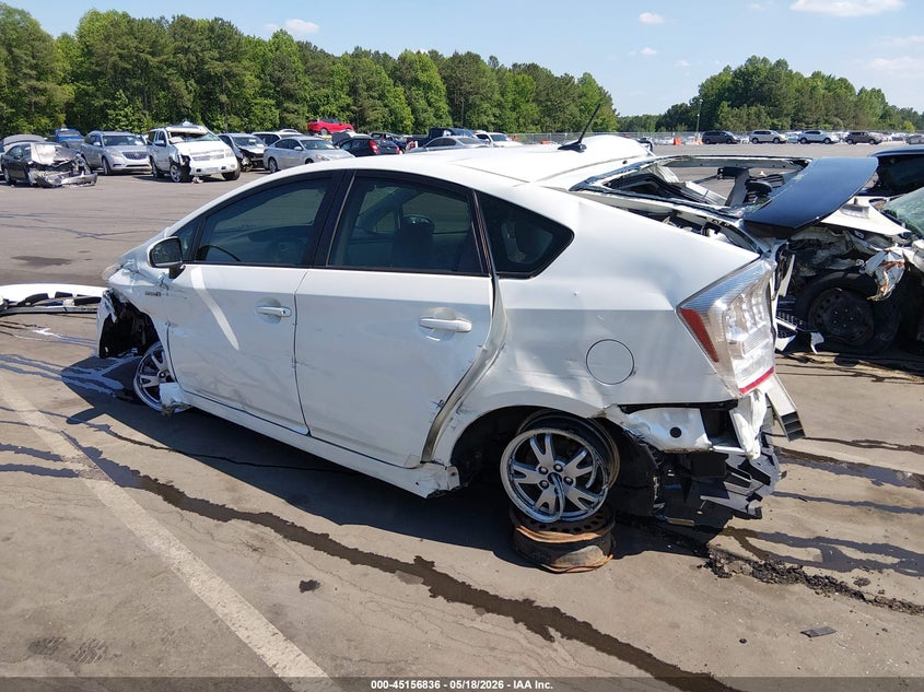 2011 Toyota Prius VIN JTDKN3DUXB1472258 IAAI salvage auction — REAR END, Junk Receipt (North Carolina), sold $425 on 2026-07-08 (photo 3)
