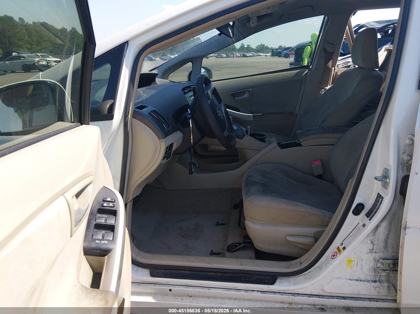 2011 Toyota Prius VIN JTDKN3DUXB1472258 IAAI salvage auction — REAR END, Junk Receipt (North Carolina), sold $425 on 2026-07-08 (photo 5)