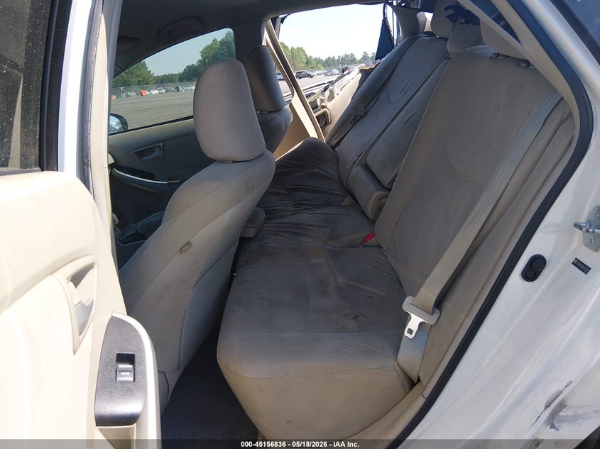 2011 Toyota Prius VIN JTDKN3DUXB1472258 IAAI salvage auction — REAR END, Junk Receipt (North Carolina), sold $425 on 2026-07-08 (photo 8)