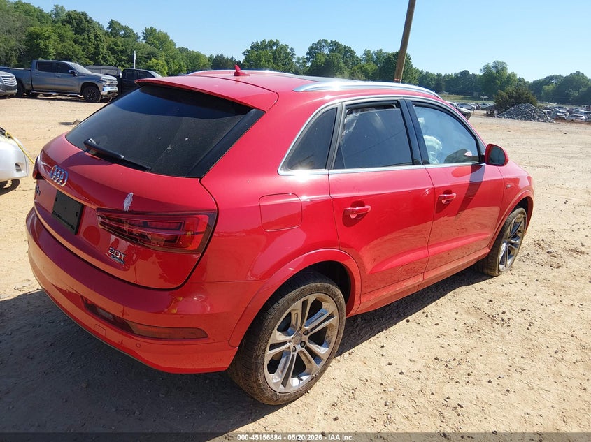 2018 Audi Q3 VIN WA1JCCFS5JR018555 IAAI salvage auction — LEFT FRONT, Salvage (North Carolina), sold $2,050 on 2026-07-27 (photo 4)