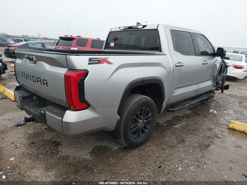 2024 Toyota Tundra VIN 5TFLA5AB1RX034623 IAAI salvage auction — RIGHT FRONT, Original (Texas), sold $12,900 on 2026-08-23 (photo 4)