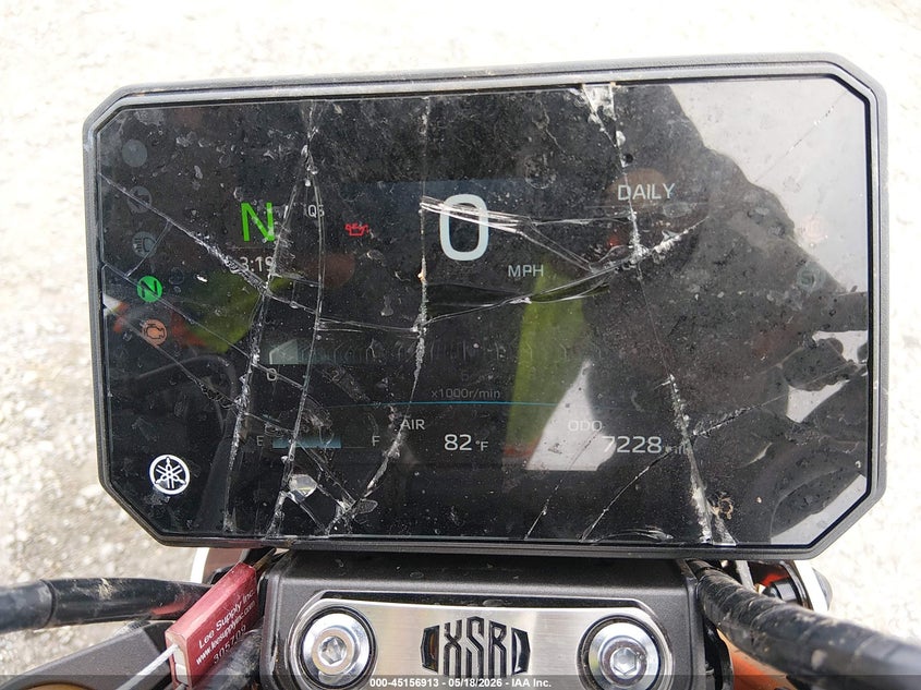 2025 Yamaha Xsr VIN JYARN96EXSA000550 IAAI salvage auction — ALL OVER, Clear (Arkansas), sold $25 on 2026-07-29 (photo 7)