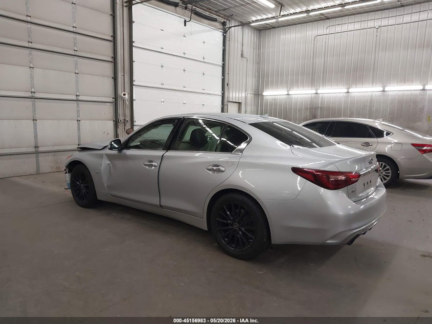 2019 Infiniti Q50 VIN JN1EV7AR8KM554978 IAAI salvage auction — FRONT END, Salvage (Minnesota), sold $2,300 on 2026-07-28 (photo 3)