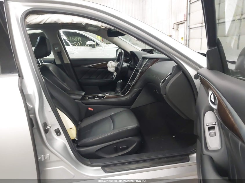 2019 Infiniti Q50 VIN JN1EV7AR8KM554978 IAAI salvage auction — FRONT END, Salvage (Minnesota), sold $2,300 on 2026-07-28 (photo 5)