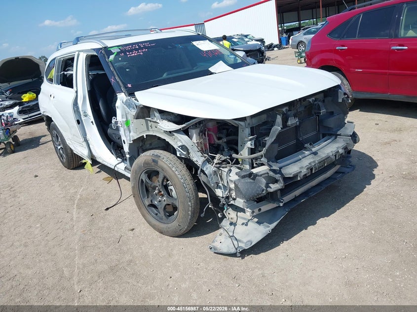 2022 Toyota Highlander VIN 5TDGARAH8NS514901 IAAI salvage auction — ALL OVER, Original (Texas), sold $5,400 on 2026-07-28 (photo 1)