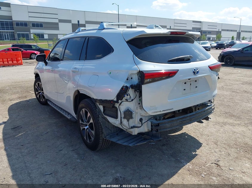 2022 Toyota Highlander VIN 5TDGARAH8NS514901 IAAI salvage auction — ALL OVER, Original (Texas), sold $5,400 on 2026-07-28 (photo 3)