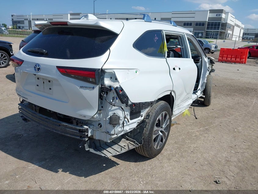 2022 Toyota Highlander VIN 5TDGARAH8NS514901 IAAI salvage auction — ALL OVER, Original (Texas), sold $5,400 on 2026-07-28 (photo 4)
