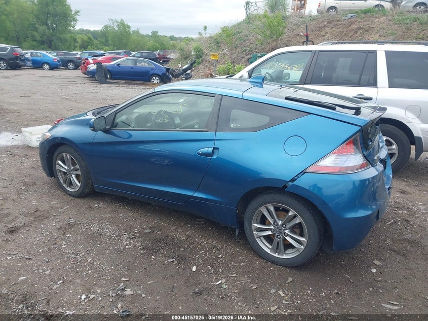2013 Honda Cr-z VIN JHMZF1D49DS002721 IAAI salvage auction — FRONT & REAR, Prior Salvage (Minnesota), sold $775 on 2026-07-15 (photo 3)