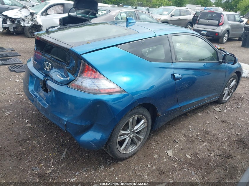 2013 Honda Cr-z VIN JHMZF1D49DS002721 IAAI salvage auction — FRONT & REAR, Prior Salvage (Minnesota), sold $775 on 2026-07-15 (photo 4)