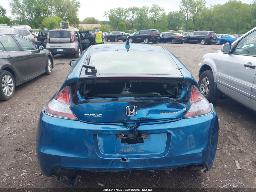 2013 Honda Cr-z VIN JHMZF1D49DS002721 IAAI salvage auction — FRONT & REAR, Prior Salvage (Minnesota), sold $775 on 2026-07-15 (photo 6)
