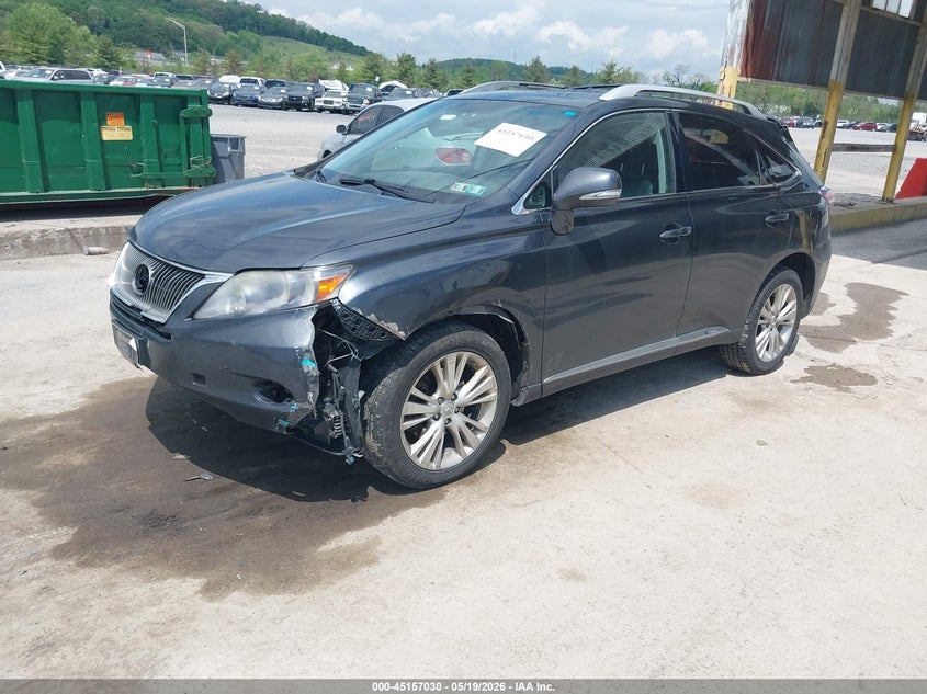 2010 Lexus Rx 450h VIN JTJBC1BAXA2018231 IAAI salvage auction — REAR END, Salvage (Pennsylvania), sold $1,500 on 2026-07-22 (photo 2)