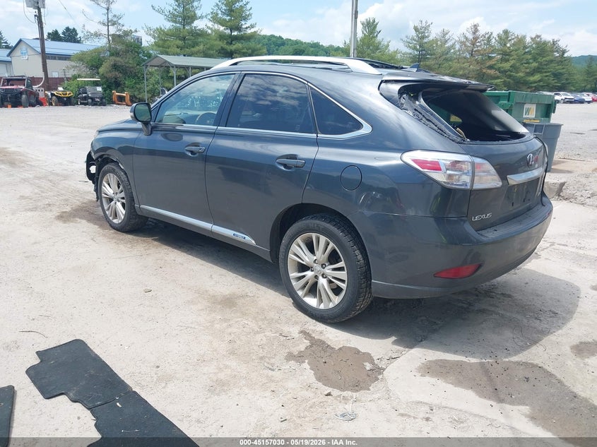 2010 Lexus Rx 450h VIN JTJBC1BAXA2018231 IAAI salvage auction — REAR END, Salvage (Pennsylvania), sold $1,500 on 2026-07-22 (photo 3)