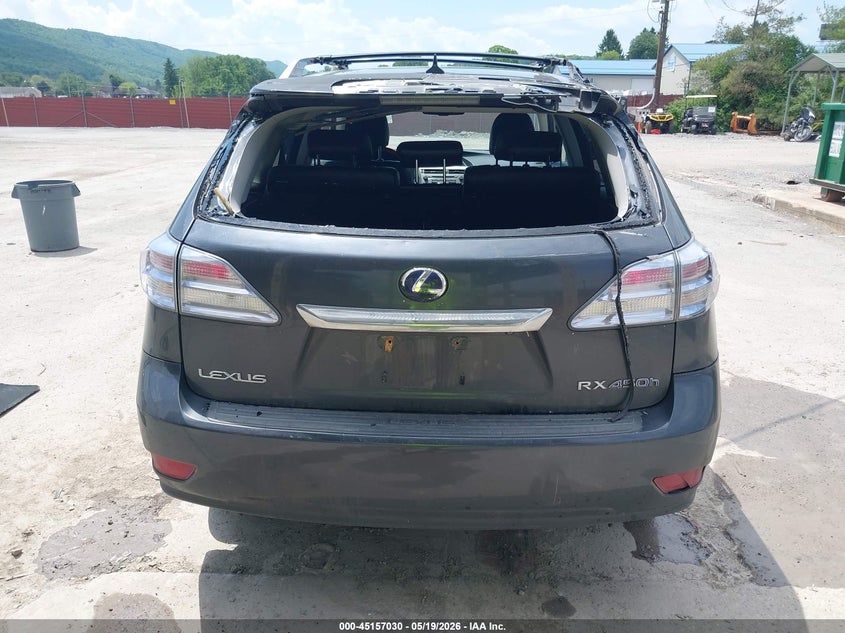 2010 Lexus Rx 450h VIN JTJBC1BAXA2018231 IAAI salvage auction — REAR END, Salvage (Pennsylvania), sold $1,500 on 2026-07-22 (photo 6)