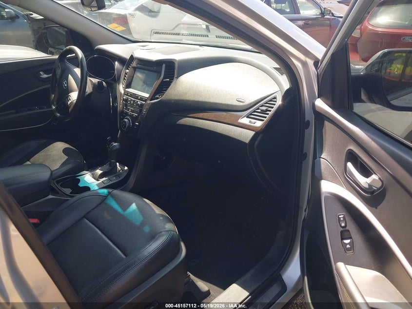 2017 Hyundai Santa fe VIN 5XYZWDLA2HG444486 IAAI salvage auction — LEFT FRONT, Salvage (Ohio), sold $1,700 on 2026-07-28 (photo 5)