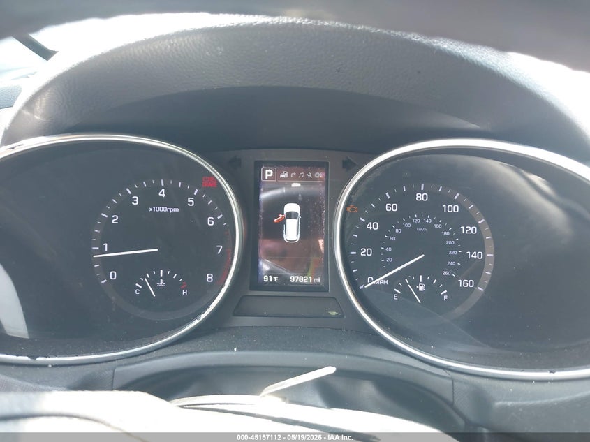 2017 Hyundai Santa fe VIN 5XYZWDLA2HG444486 IAAI salvage auction — LEFT FRONT, Salvage (Ohio), sold $1,700 on 2026-07-28 (photo 7)