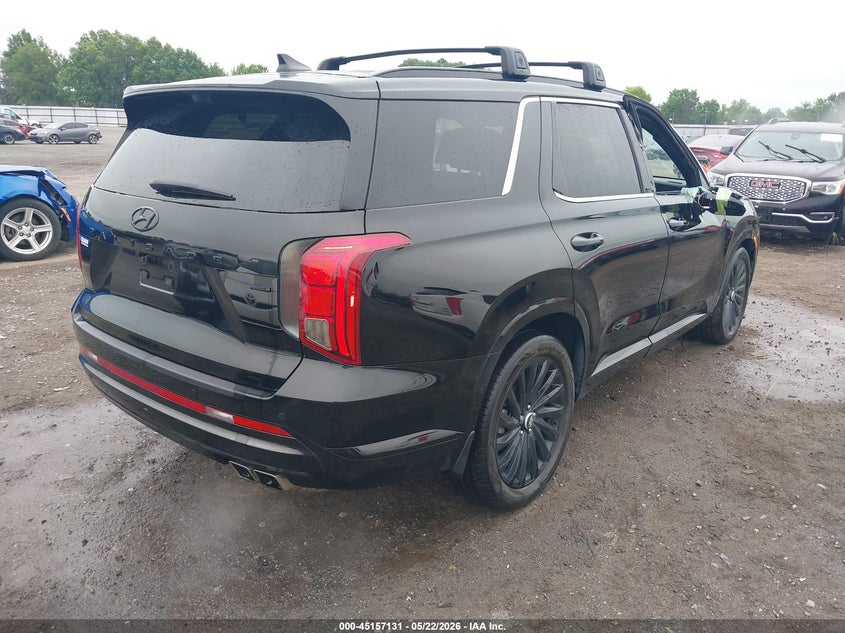 2024 Hyundai Palisade VIN KM8R7DGE2RU693845 IAAI salvage auction — RIGHT SIDE, Salvage (Arkansas), sold $19,100 on 2026-07-08 (photo 4)