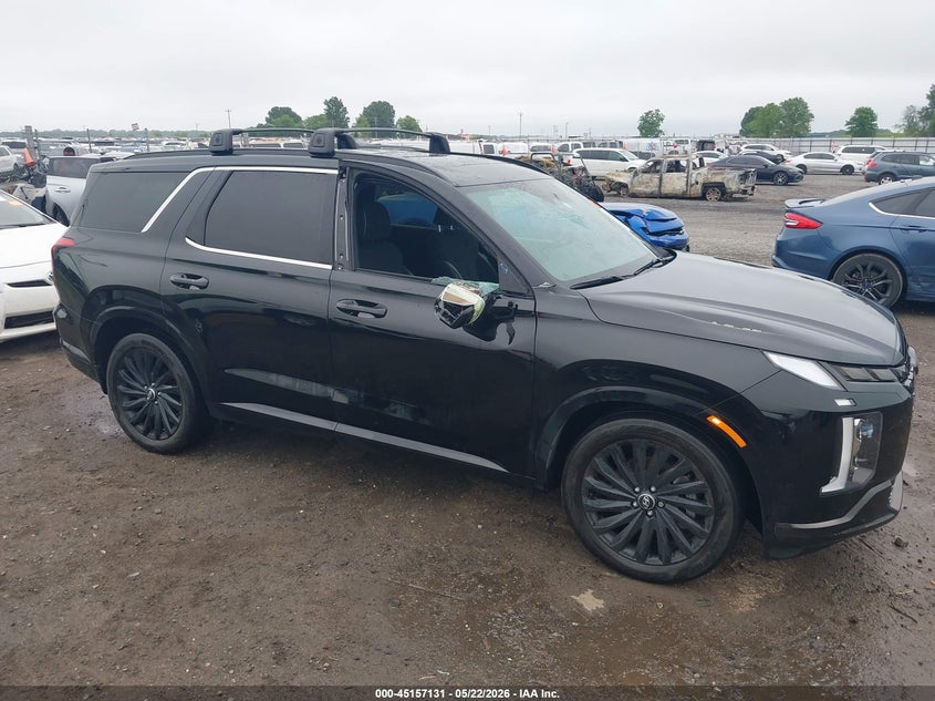 2024 Hyundai Palisade VIN KM8R7DGE2RU693845 IAAI salvage auction — RIGHT SIDE, Salvage (Arkansas), sold $19,100 on 2026-07-08 (photo 6)