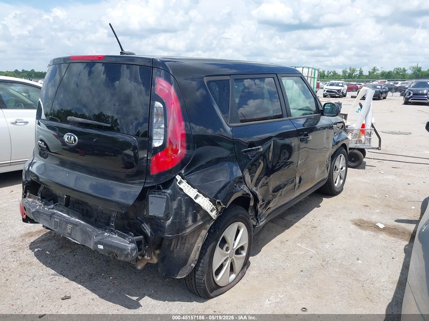 2016 Kia Soul VIN KNDJN2A27G7281037 IAAI salvage auction — REAR END, Salvage (Louisiana), sold $700 on 2026-07-07 (photo 4)