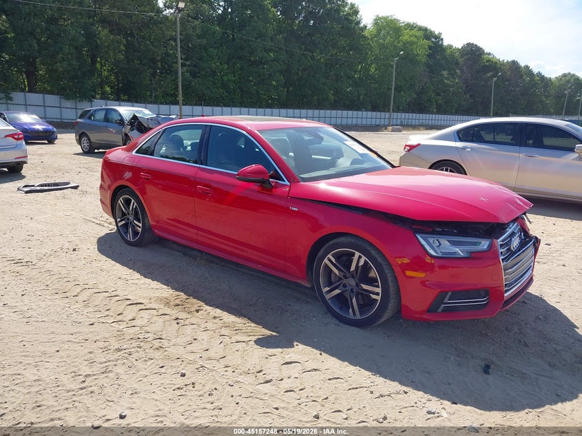 2017 Audi A4 VIN WAUPNAF40HN068603 IAAI salvage auction — FRONT END, Salvage (Georgia), sold $4,075 on 2026-07-09 (photo 1)