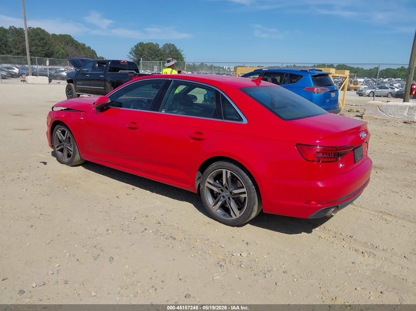 2017 Audi A4 VIN WAUPNAF40HN068603 IAAI salvage auction — FRONT END, Salvage (Georgia), sold $4,075 on 2026-07-09 (photo 3)