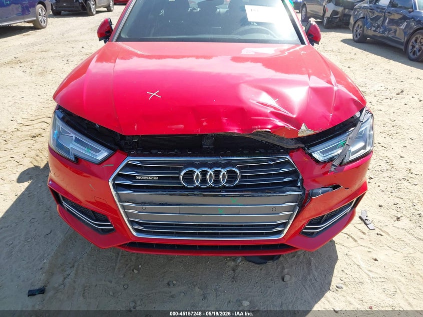 2017 Audi A4 VIN WAUPNAF40HN068603 IAAI salvage auction — FRONT END, Salvage (Georgia), sold $4,075 on 2026-07-09 (photo 6)