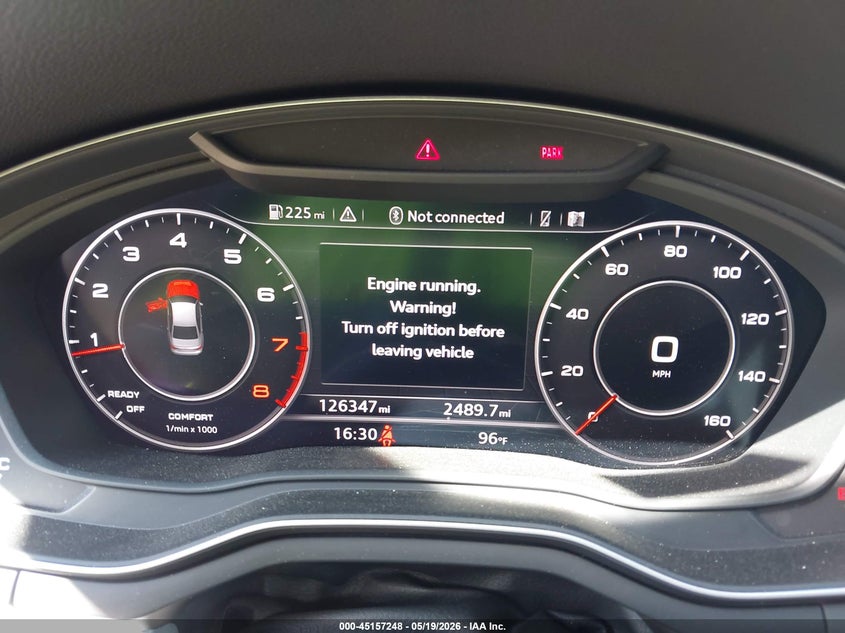 2017 Audi A4 VIN WAUPNAF40HN068603 IAAI salvage auction — FRONT END, Salvage (Georgia), sold $4,075 on 2026-07-09 (photo 7)