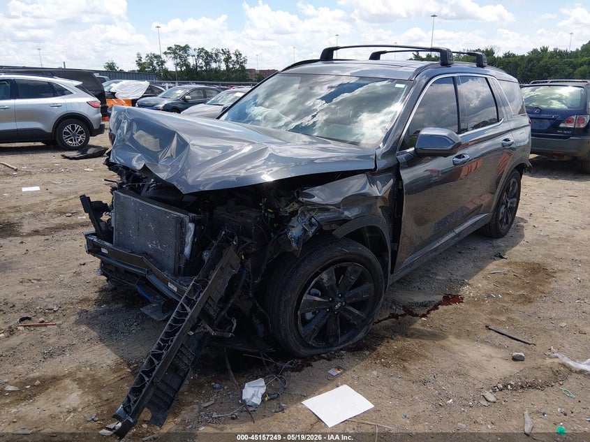 2025 Hyundai Palisade VIN KM8R3DGE8SU945227 IAAI salvage auction — FRONT END, Salvage (Tennessee), sold $7,700 on 2026-07-09 (photo 2)