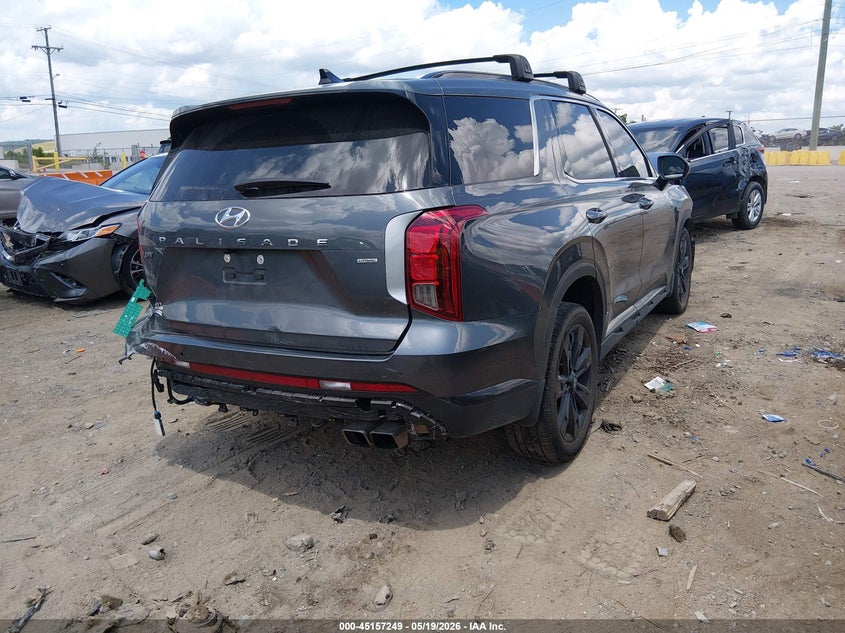 2025 Hyundai Palisade VIN KM8R3DGE8SU945227 IAAI salvage auction — FRONT END, Salvage (Tennessee), sold $7,700 on 2026-07-09 (photo 4)
