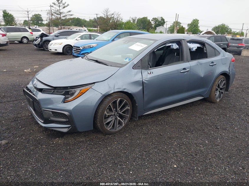 2020 Toyota Corolla VIN JTDS4RCE8LJ040690 IAAI salvage auction — ROLLOVER, Salvage (New Jersey), sold $2,250 on 2026-07-06 (photo 2)