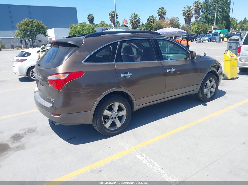 2011 Hyundai Veracruz VIN KM8NU4CC8BU166233 IAAI salvage auction — SIDE, Salvage (California), sold $1,650 on 2026-07-19 (photo 4)