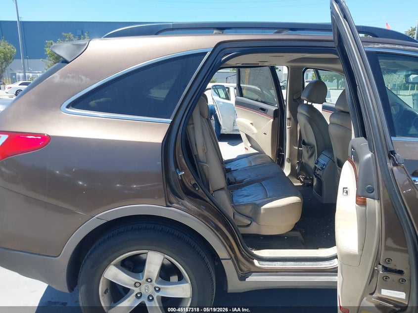 2011 Hyundai Veracruz VIN KM8NU4CC8BU166233 IAAI salvage auction — SIDE, Salvage (California), sold $1,650 on 2026-07-19 (photo 8)