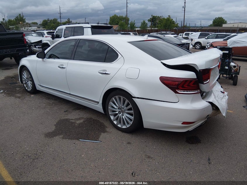 2013 Lexus Ls VIN JTHDL5EF9D5005871 IAAI salvage auction — REAR END, Salvage (Colorado), sold $3,250 on 2026-07-28 (photo 3)
