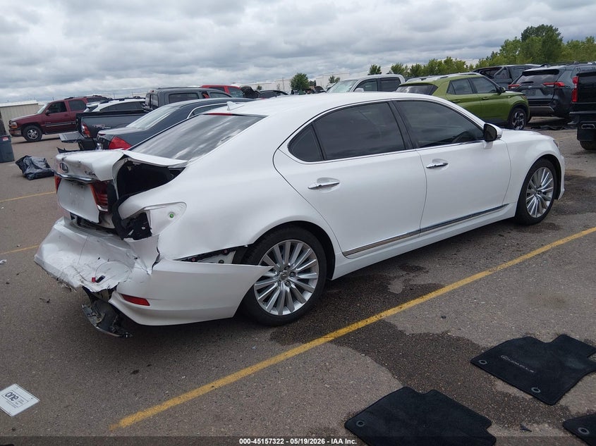 2013 Lexus Ls VIN JTHDL5EF9D5005871 IAAI salvage auction — REAR END, Salvage (Colorado), sold $3,250 on 2026-07-28 (photo 4)