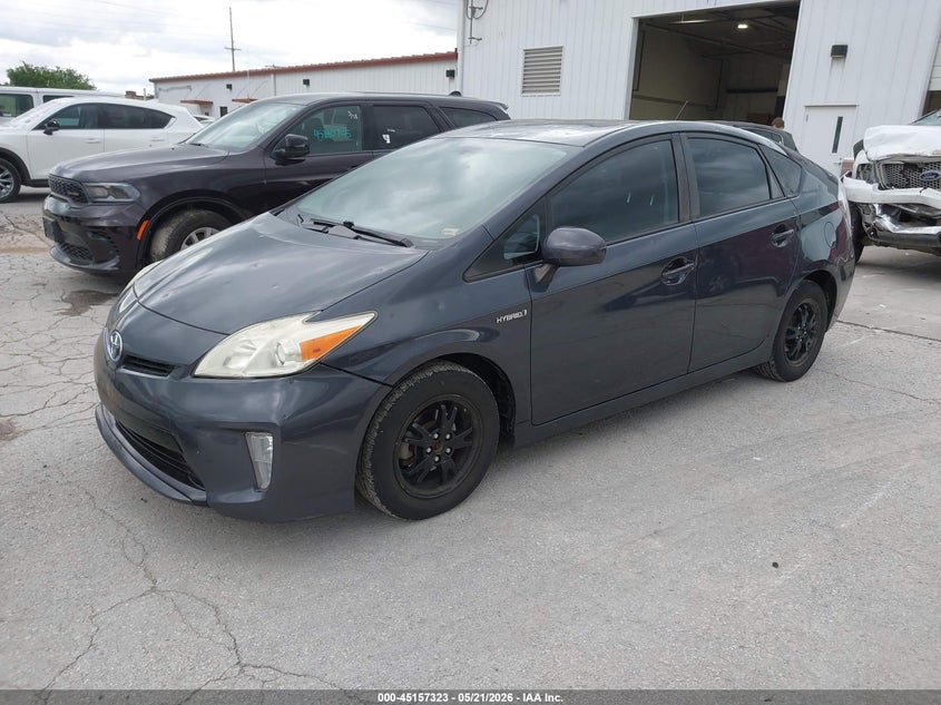 2013 Toyota Prius VIN JTDKN3DU6D1689132 IAAI salvage auction — HAIL, Clear (Missouri), sold $1,850 on 2026-07-13 (photo 2)