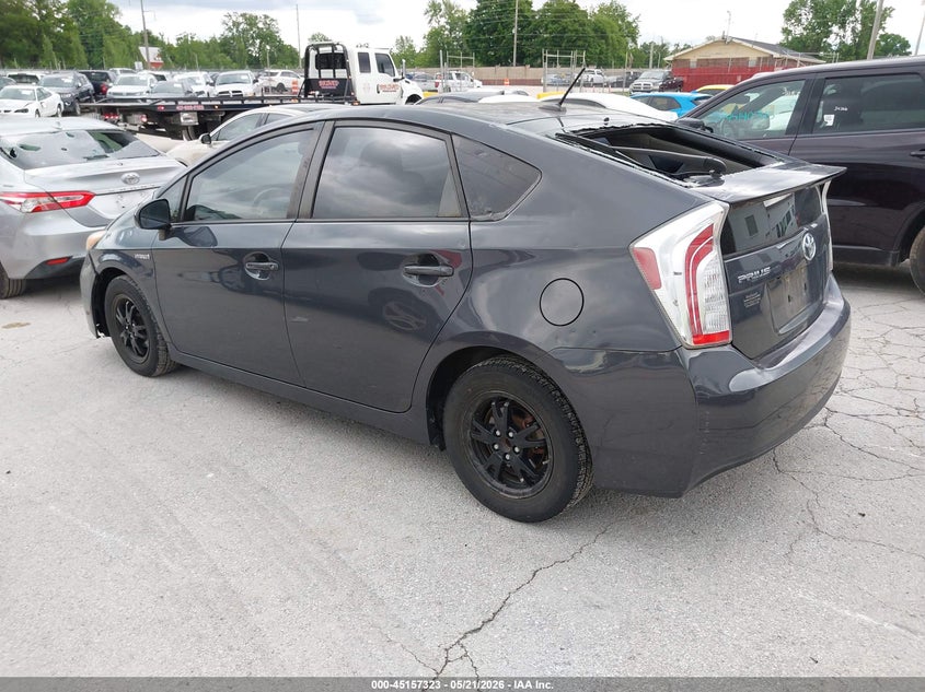 2013 Toyota Prius VIN JTDKN3DU6D1689132 IAAI salvage auction — HAIL, Clear (Missouri), sold $1,850 on 2026-07-13 (photo 3)