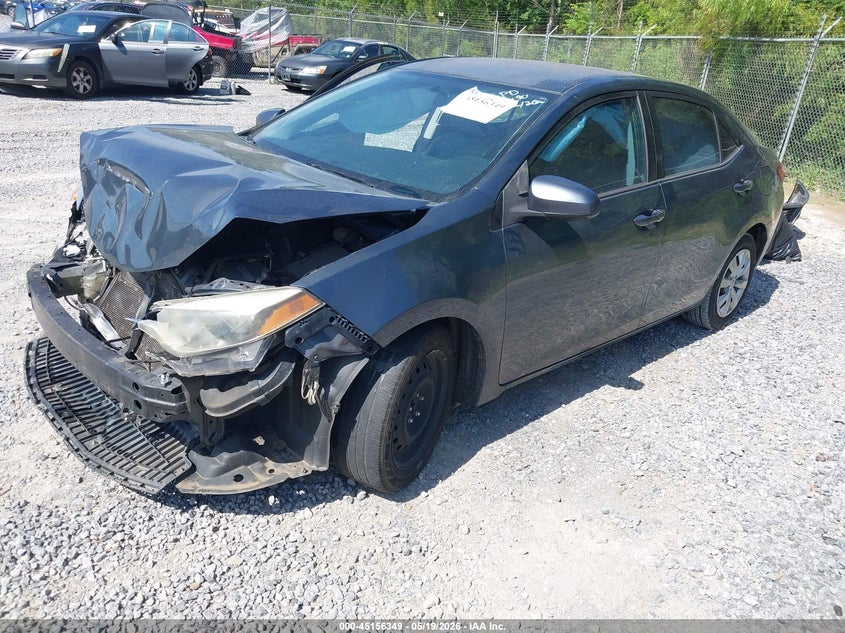 2016 Toyota Corolla VIN 5YFBURHE1GP548462 IAAI salvage auction — FRONT END, Salvage (Mississippi), sold $1,550 on 2026-07-10 (photo 2)
