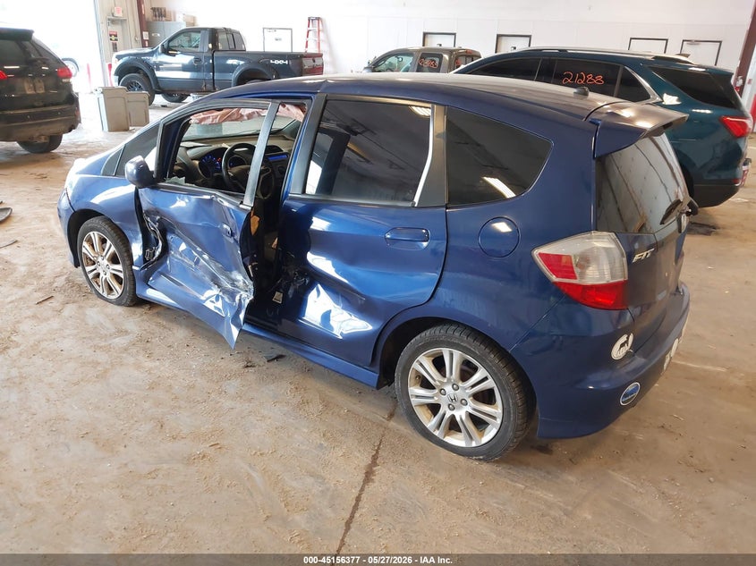 2010 Honda Fit VIN JHMGE8H4XAC024567 IAAI salvage auction — LEFT SIDE, Clear (Michigan), sold $400 on 2026-07-14 (photo 3)