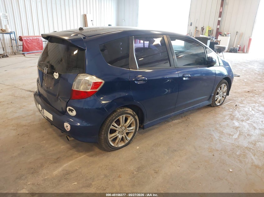2010 Honda Fit VIN JHMGE8H4XAC024567 IAAI salvage auction — LEFT SIDE, Clear (Michigan), sold $400 on 2026-07-14 (photo 4)