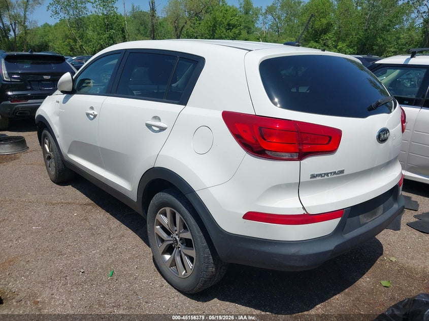2015 Kia Sportage VIN KNDPBCAC1F7759078 IAAI salvage auction — FRONT END, Salvage (Ohio), sold $900 on 2026-07-07 (photo 3)