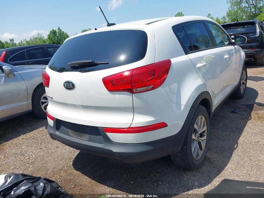 2015 Kia Sportage VIN KNDPBCAC1F7759078 IAAI salvage auction — FRONT END, Salvage (Ohio), sold $900 on 2026-07-07 (photo 4)