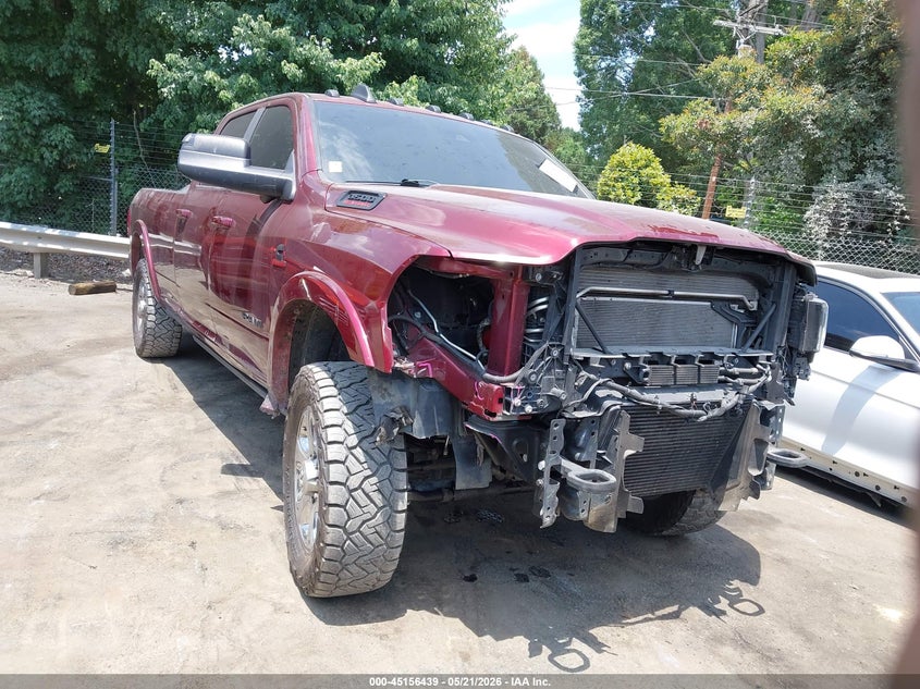 2022 Ram 3500 VIN 3C63R3RL1NG336090 IAAI salvage auction — FRONT & REAR, Salvage (North Carolina), sold $17,000 on 2026-07-09 (photo 1)